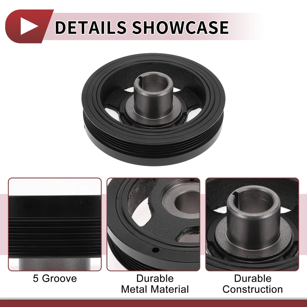 Engine Harmonic Balancer Crankshaft Pulley for GMC Terrain (2018–2020) No.12626962