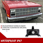 2X Smoked Front Bumper Turn Signal Light Housings for Chevrolet GMC Truck