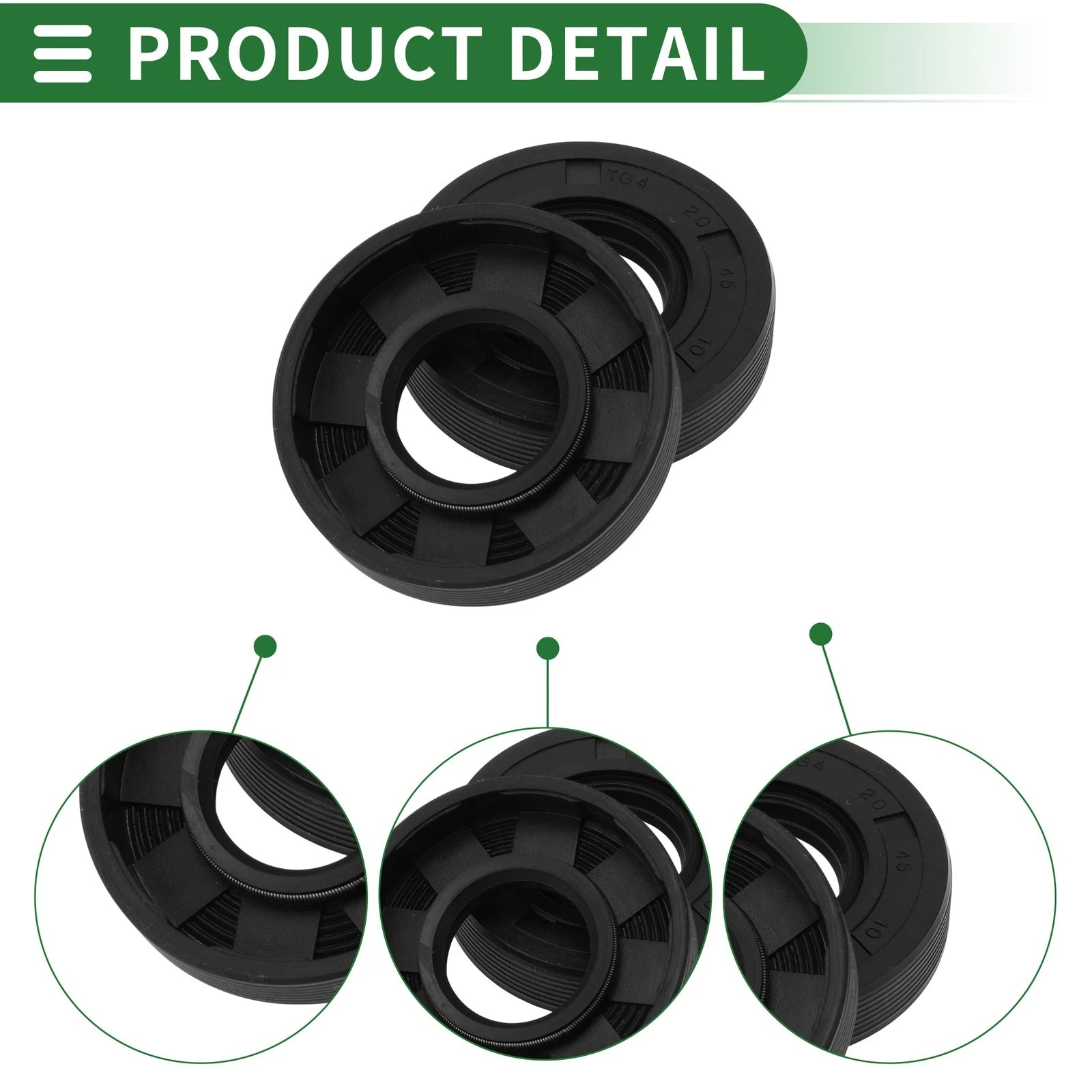 Oil Seal for Rotary Shaft (20x45x10mm)