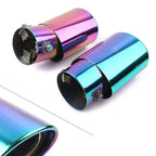 Stainless Steel Rear Exhaust Bent Pipe Tail Muffler Tip for Car