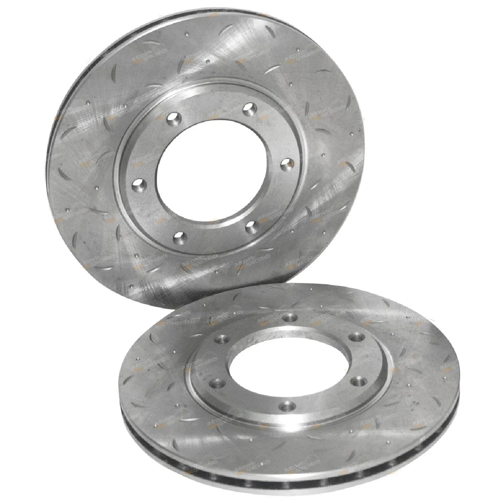 Slotted Front Disc Brake Rotors for Patrol GQ MQ MK Y60 (1981-1996)
