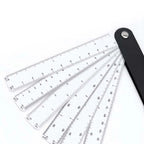 Multifunctional Foldable Ruler with Clear Calibration for Precision Measuring
