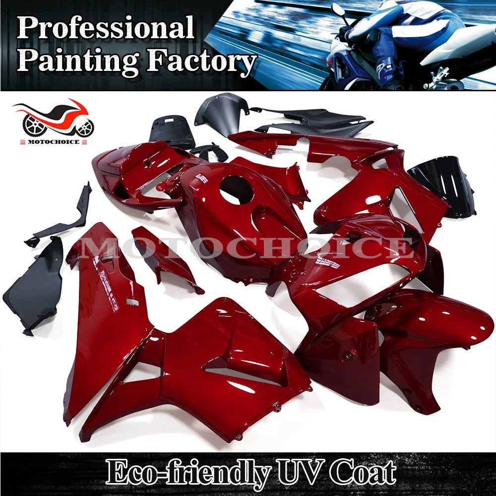 Glossy Red Fairing Kit for Honda CBR600RR (2005–2006)