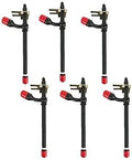 6pcs Fuel Injector A138322 A62809 19745 for Casa Loader W24B W26B W10 W18 W20