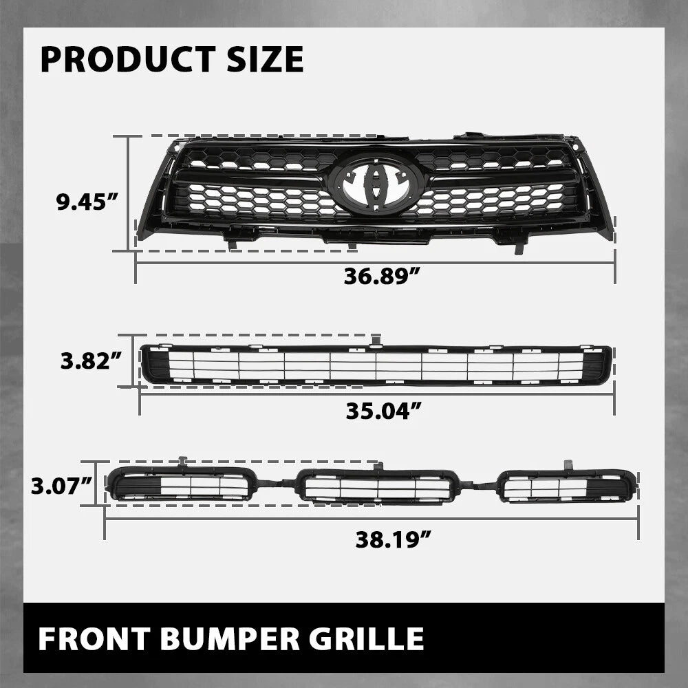 Grille Set for Toyota RAV4 (2009–2012)