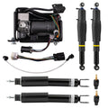 Set of 4 Air Shocks Struts with Compressor for Cadillac Escalade GMC Suburban Yukon