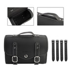 Saddlebag Side Storage Tail Bag for Motorcycle (Universal, Black)