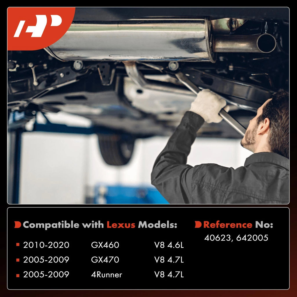 Rear Left Catalytic Converter for Toyota 4Runner Lexus GX460 (2005–2009)