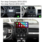 12.3''  64GB Car Stereo GPS Head Unit for Jeep Compass Patriot (2010-2016)