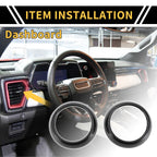 Air Vent AC Outlet Cover Trim for Chevy Colorado (2023–2024) Carbon Fiber