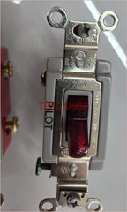 2 Pack Pilot Light Handle for Hubbell Toggle Switch 20A 120V