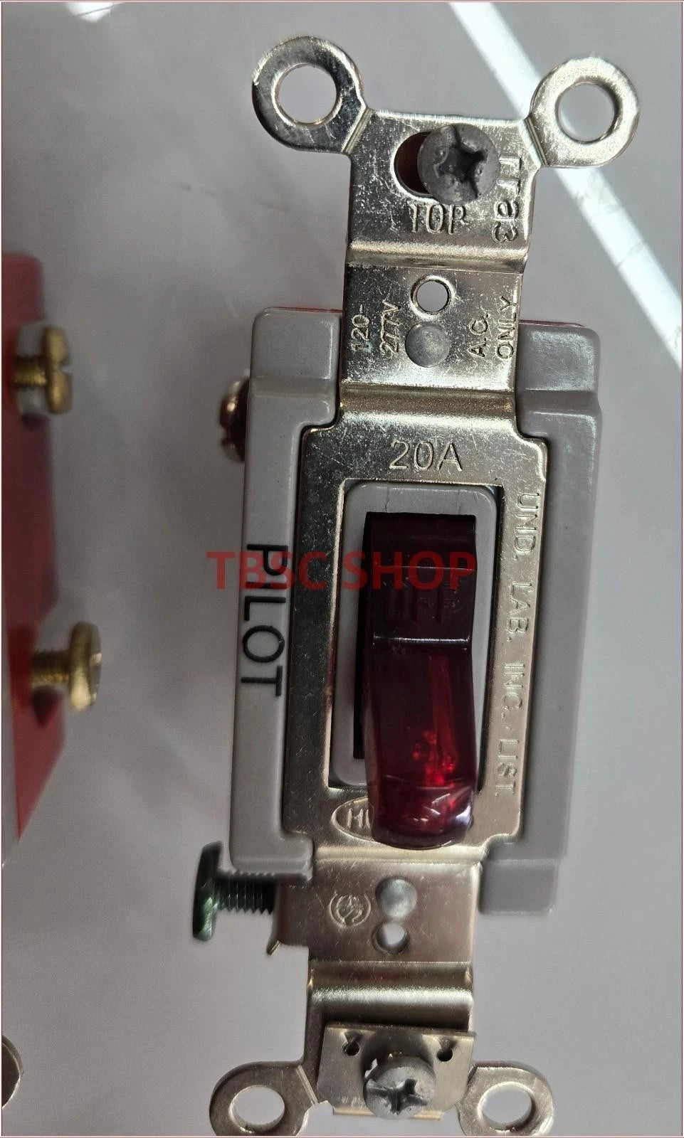 2 Pack Pilot Light Handle for Hubbell Toggle Switch 20A 120V