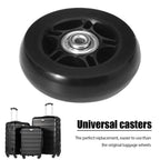 Trolley Wheel Kit 64mm x 24mm with Screws & Spacers for