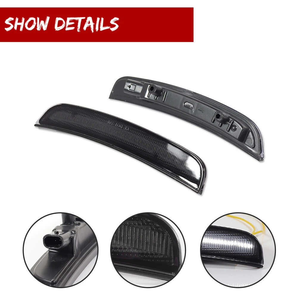 Smoked Lens LED Front Side Marker Lights for Dodge Charger (2015–2022)