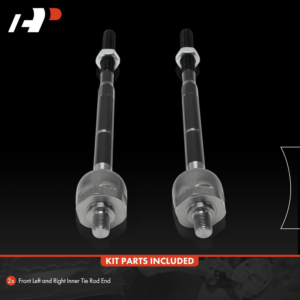 2X Front Inner Tie Rod End for Ford Taurus Flex (2010-2016) Lincoln MKS MKT