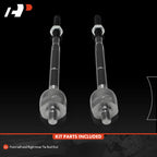 2X Front Inner Tie Rod End for Ford Taurus Flex (2010-2016) Lincoln MKS MKT