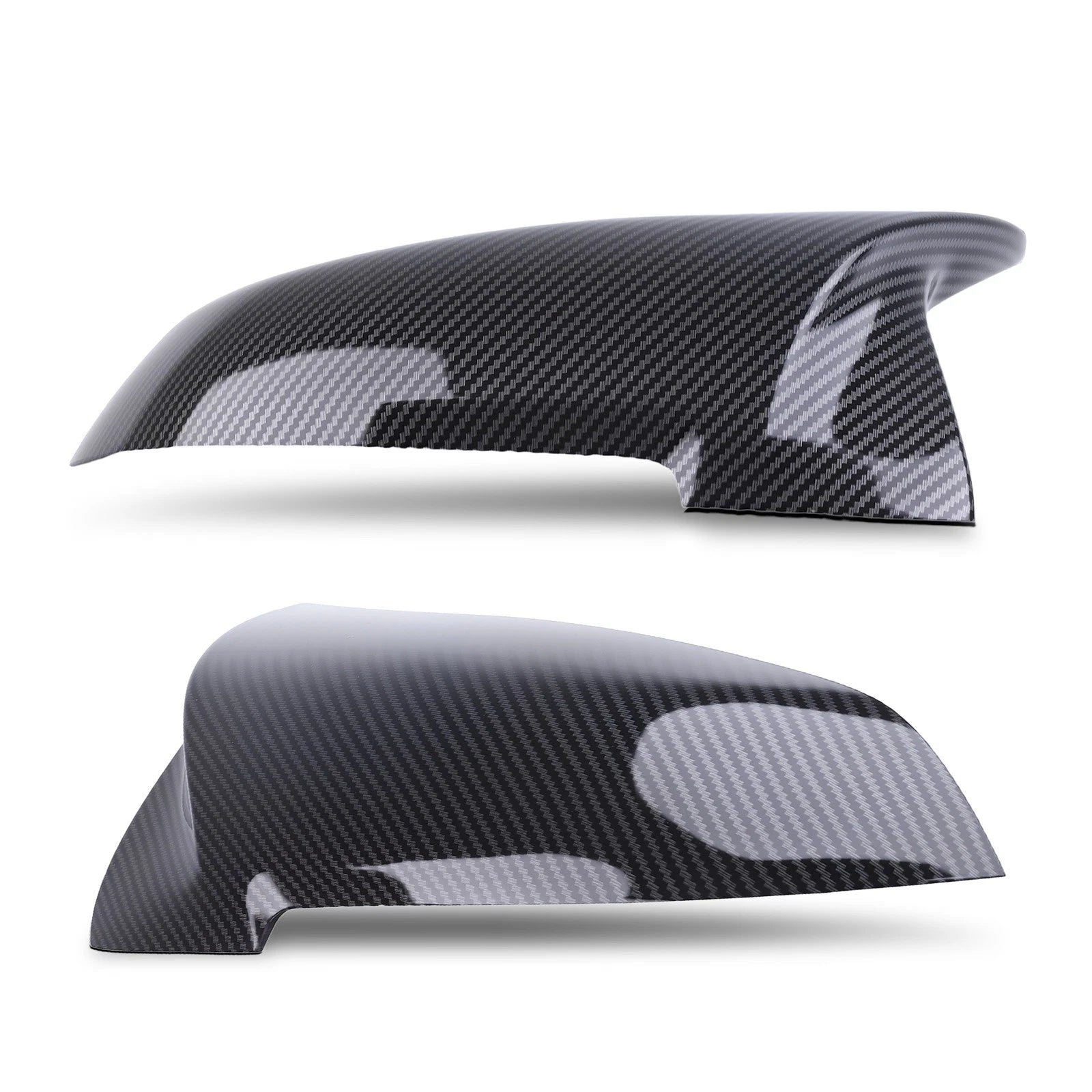 Pair Side Mirror Cover Caps for BMW 5 6 7 Series F10 F11 F18 (2014–2018) 51167308684