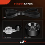 3X Serpentine Belt Drive Component Kit for Ford Expedition (1997–2001)