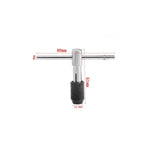 Adjustable Ratcheting T-Handle Tap Wrench M3-M6 for Hand Tools