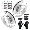 Front Brake Rotors & Pads Set for Toyota Avalon Camry/Lexus ES300h ES350 (2013–2020)