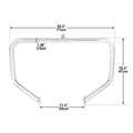 Engine Guard Highway Crash Bar for Harley Touring Street Glide (2009–Present) Chrome