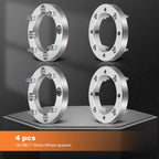 Set of 4 Wheel Spacers for Polaris RZR XP 1000, RZR 900 Trail (2014–2019)
