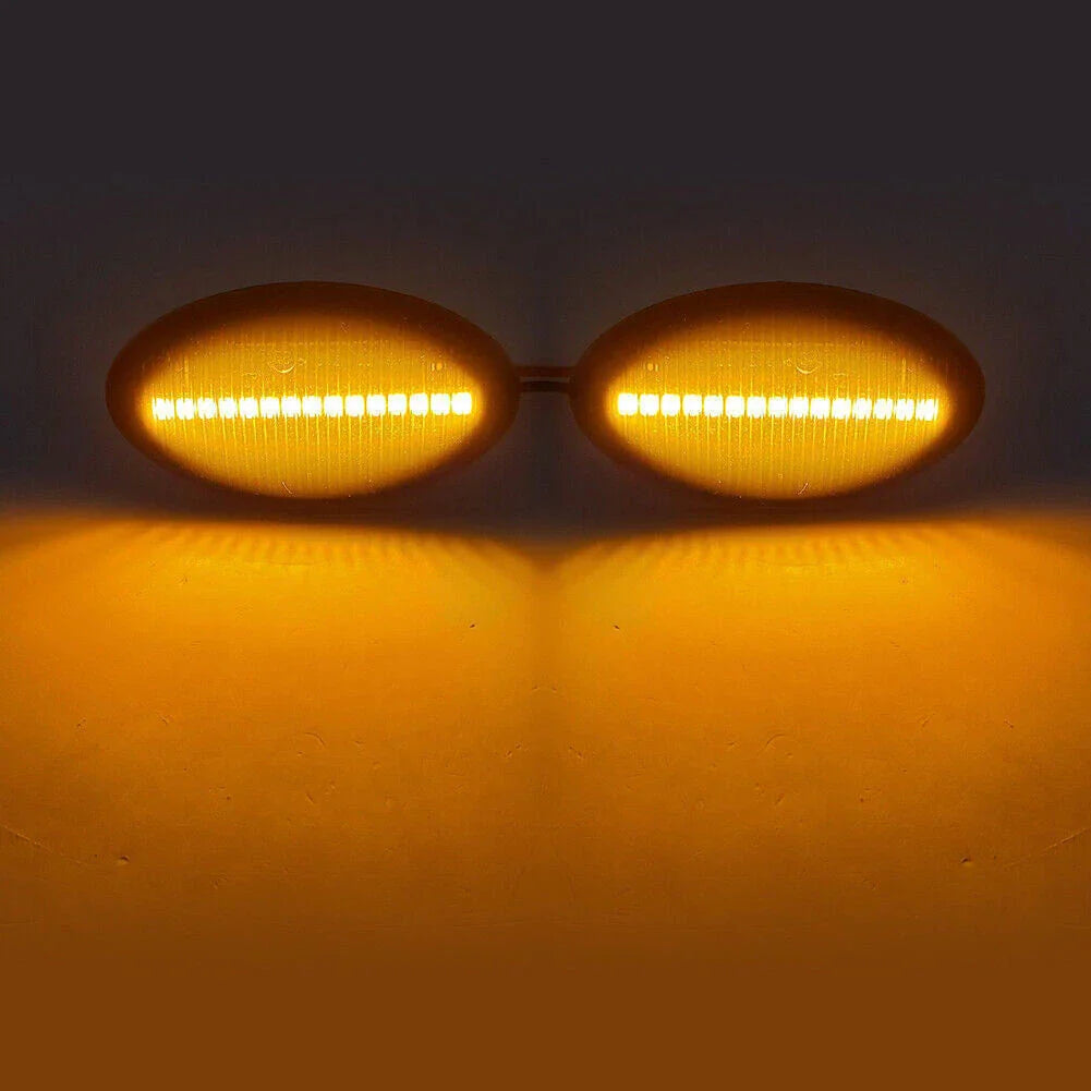 LED Black Dynamic Side Marker Lights for Mini Cooper R50 R52 R53 (2001-2008)