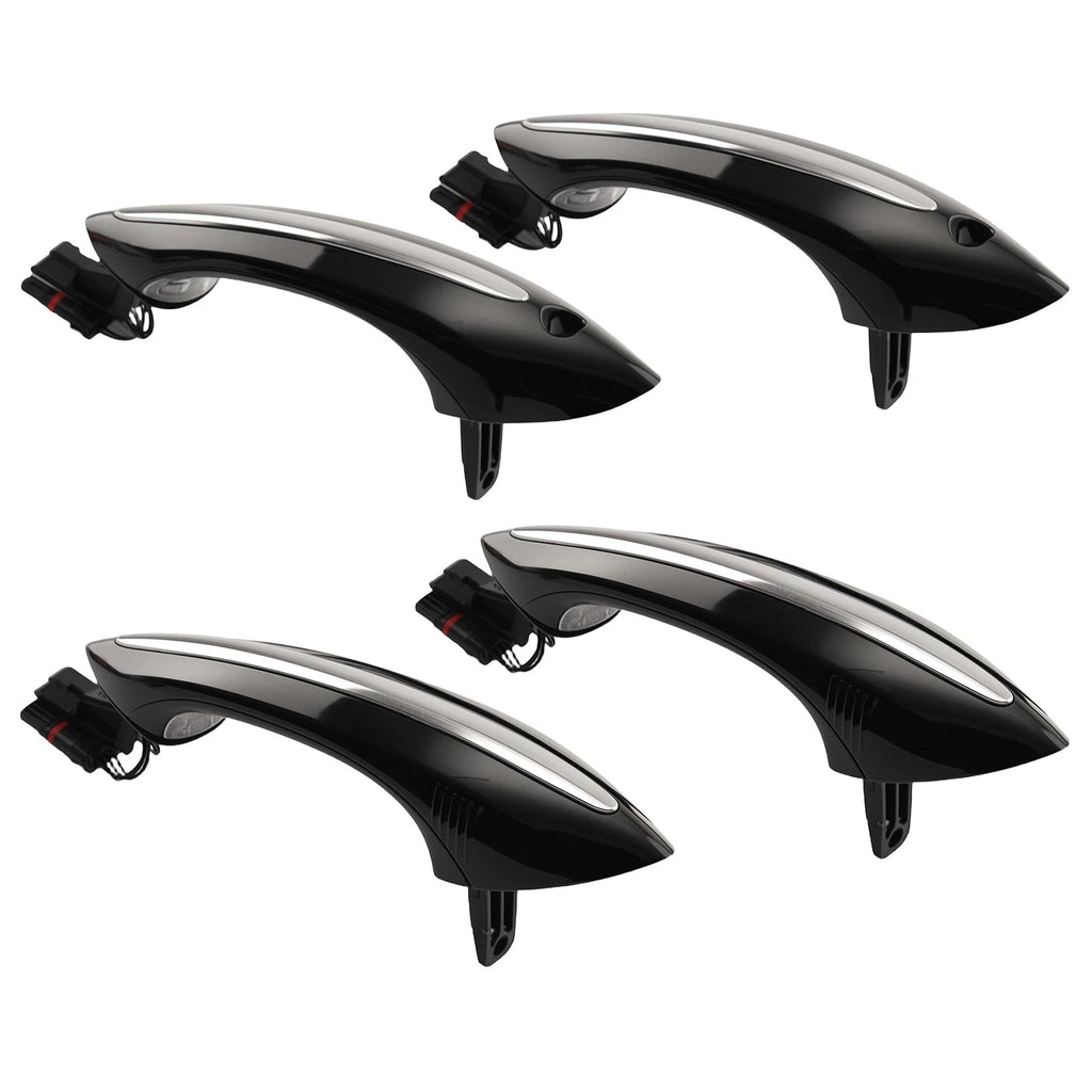 Set of 4 Door Handles for BMW M5 M6 (2009–2016) Black