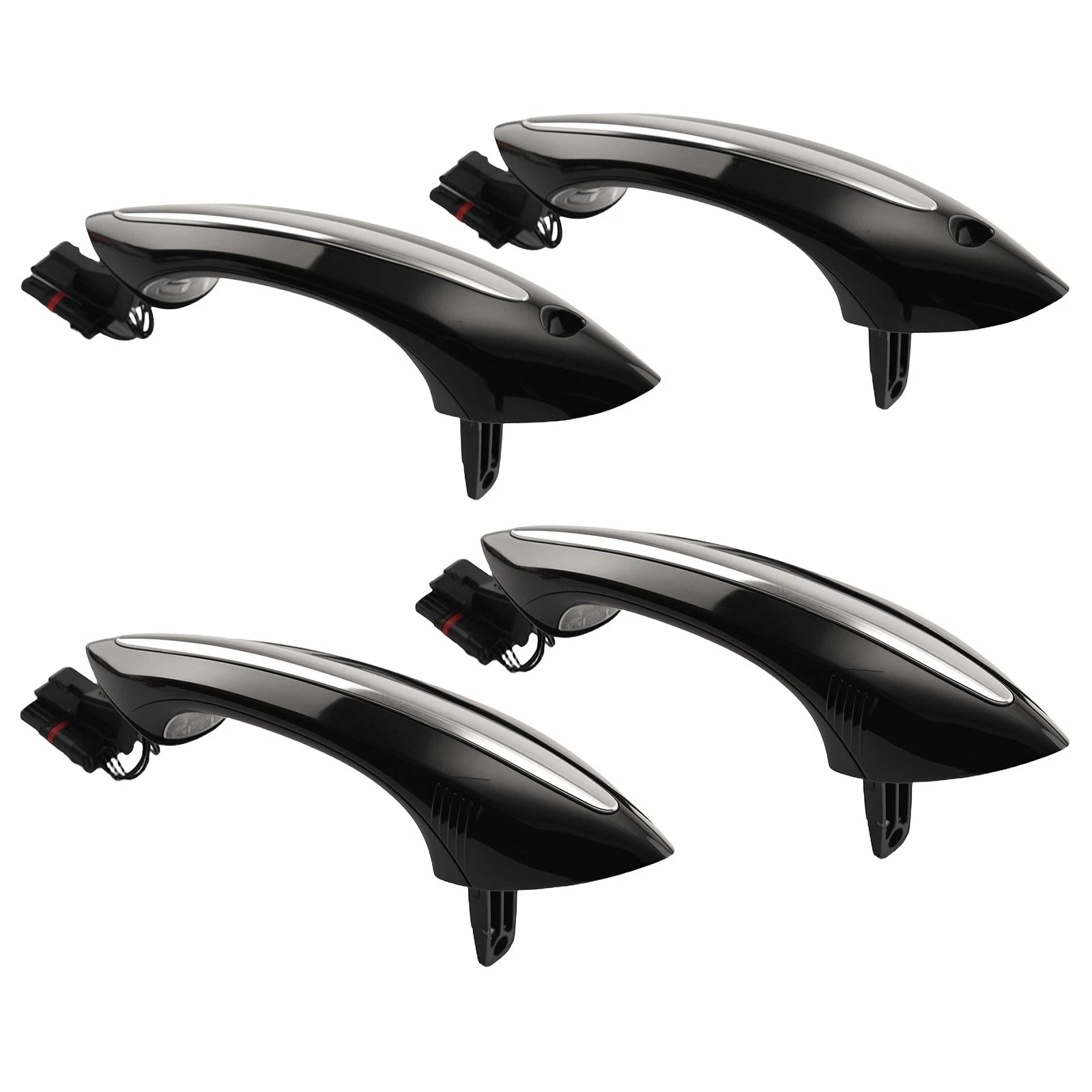 Set of 4 Door Handles for BMW M5 M6 (2009–2016) Black