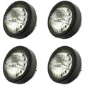 Set of 4 12V Sealed Beam Headlights for John Deere (Replaces 105341AS)