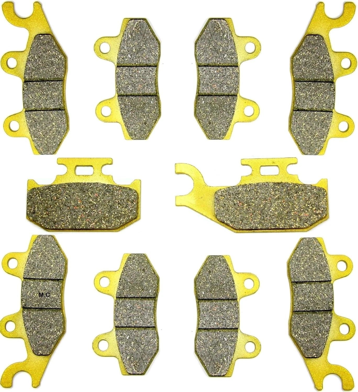 Front Rear Parking Brake Pads for Hisun 250 400 450 500 550 700 750 800 1000