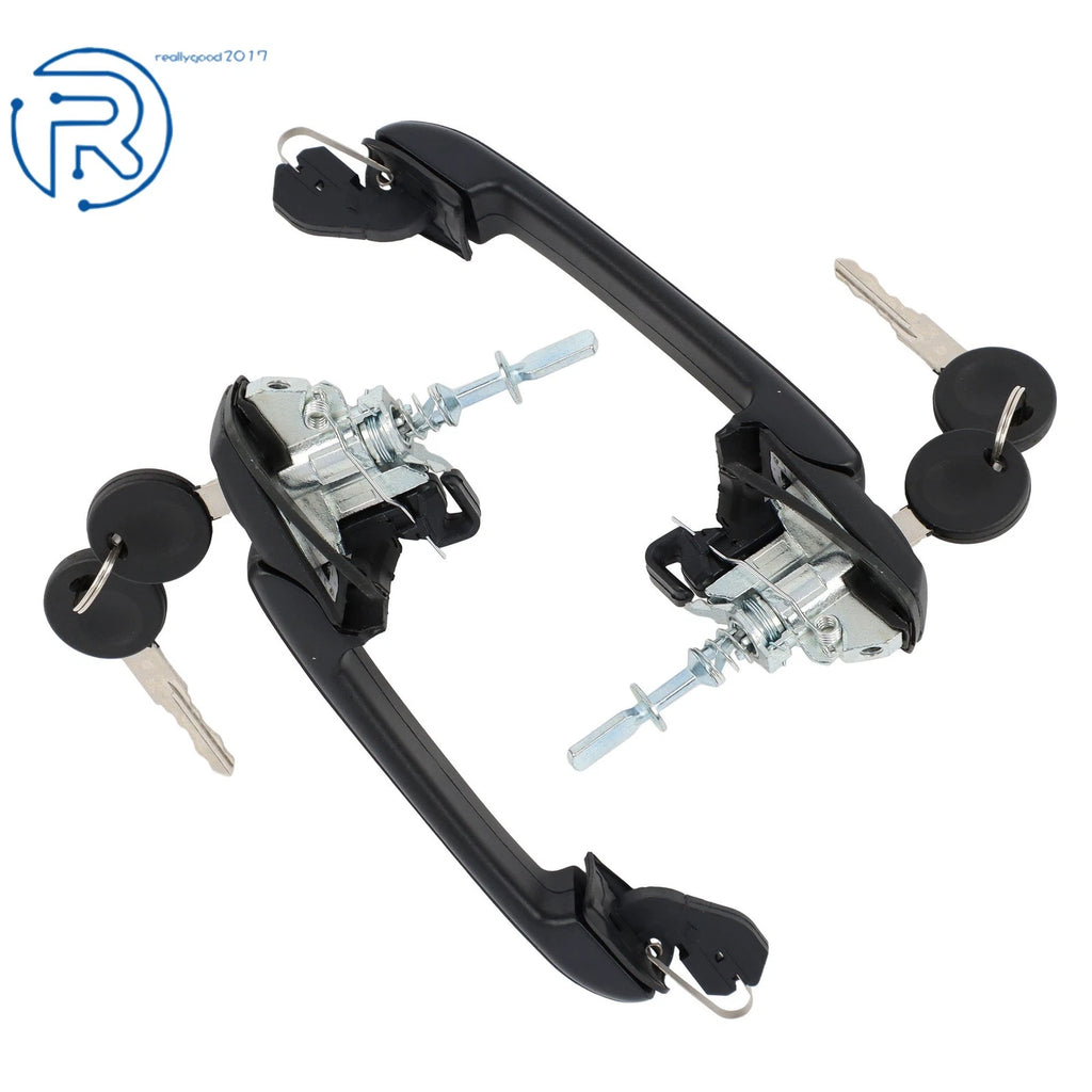 Front Left+Right Side Door Handle Set for VW Jetta Golf (1993–1999)