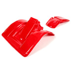 Set of 2 Red Plastic Front and Rear Fenders for Honda ATC 250R (1983–1984)