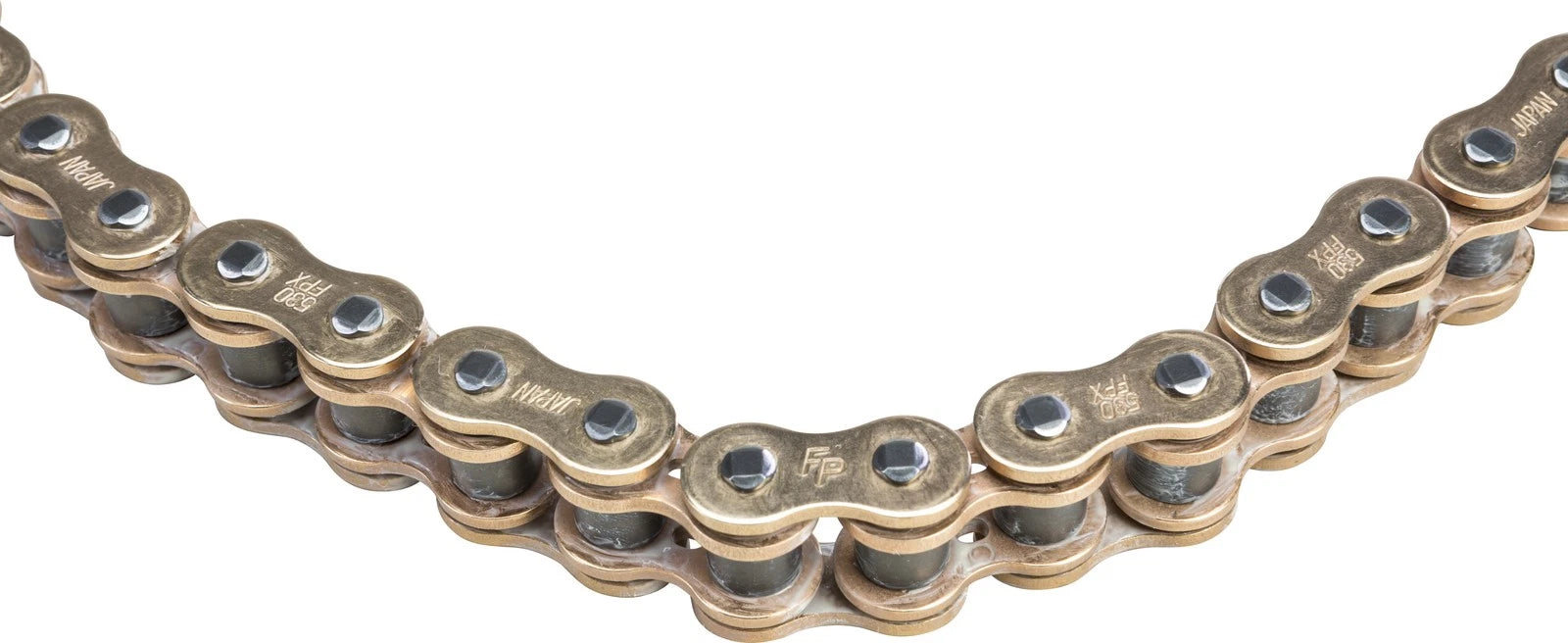 X Ring Chain 530x130 Gold for Motorcycle