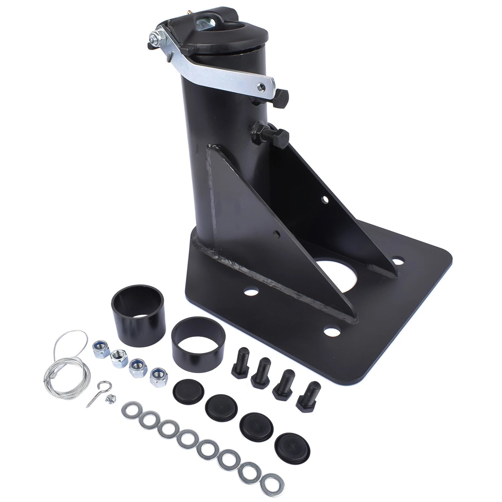Gooseneck Coupler Adapter for Camper/RV/Trailer (Adjustable Height 12"-17")