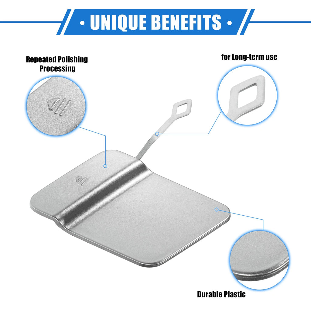 Tow Hook Eye Hole Cover Cap for Mercedes-Benz GLK350 (2010–2015) Silver Tone