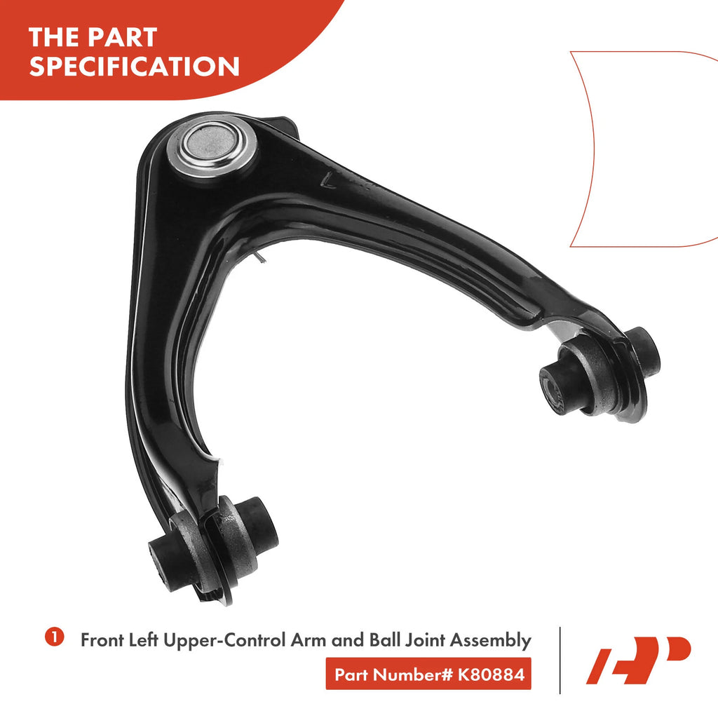 10x Front Upper Control Arm & Sway Bar Link for Honda CR-V (1997-2001)