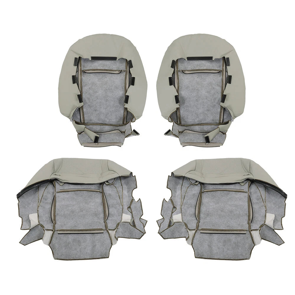 Perforated Leather Seat Cover Set for Lexus ES350 (2007-2012) Gray