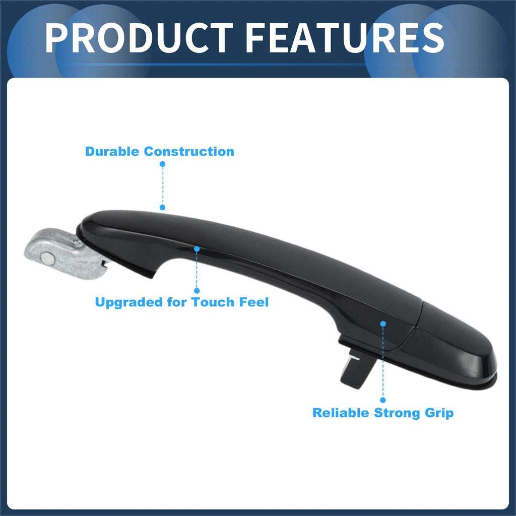 Rear Left Door Handle for Hyundai Tucson (2005–2009) 1 Pcs