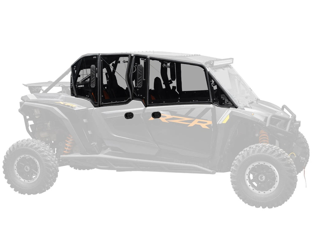 Upper Doors for Polaris RZR XP 4 (2024+) - SuperATV Hard Cab Enclosure