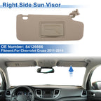 Right Side Sun Visor for Chevrolet Cruze (2011–2019) No. 84126666 Beige