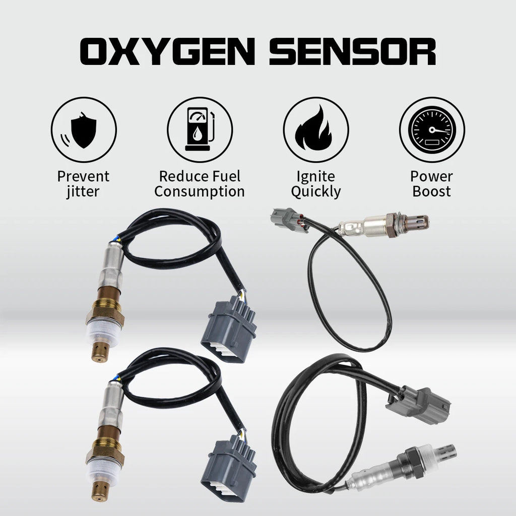 Set of 4 Oxygen Sensors O2 for Honda Ridgeline Odyssey Accord Pilot (OEM)