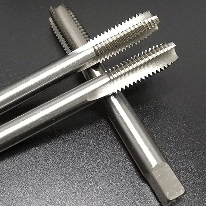 Set of 5 Screw Thread Hand Tap Drill Ball Bearing Steel Tools
