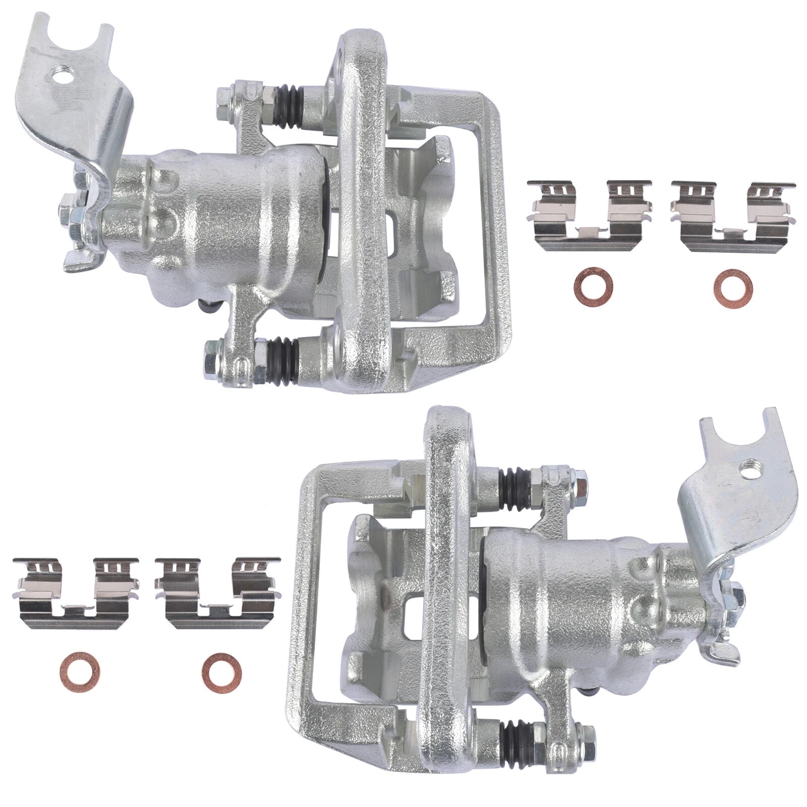 Set of 2 Rear Brake Calipers for Honda Accord (2008-2012)