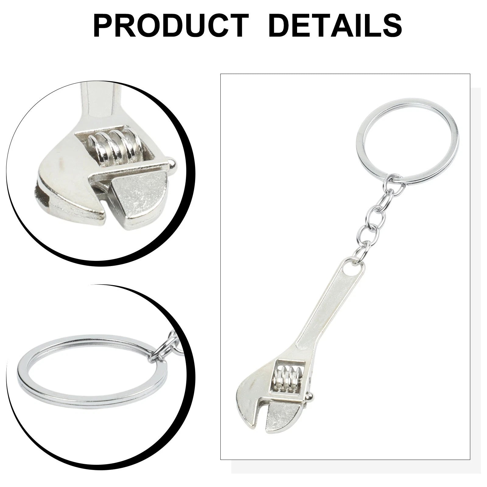 Wrench Spanner Key Chain for Universal Use (2010–2023)