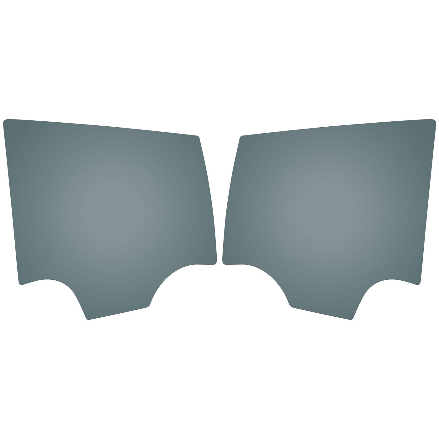 Set of 2 Rear Door Glasses for GMC Terrain