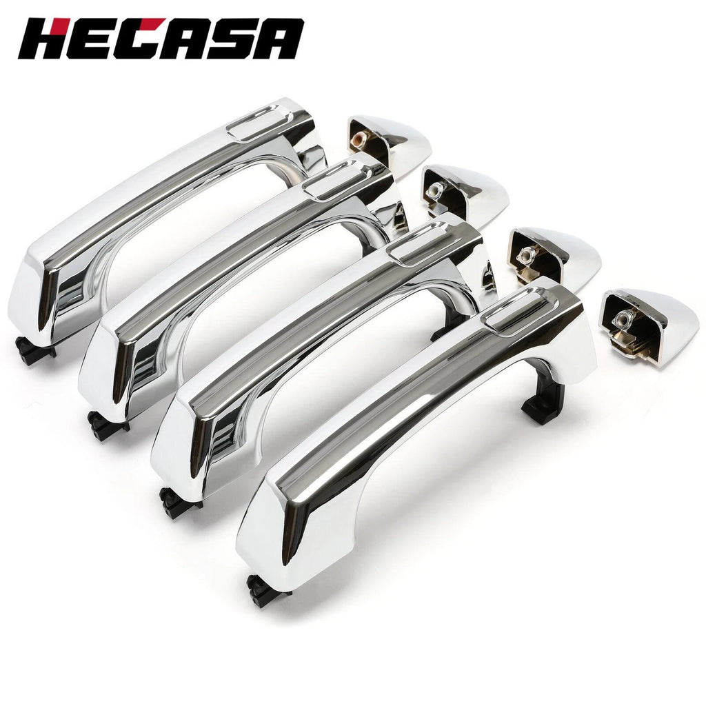 Set of 4 Chrome Exterior Door Handles for Hummer H3 H3T (2006–2010)
