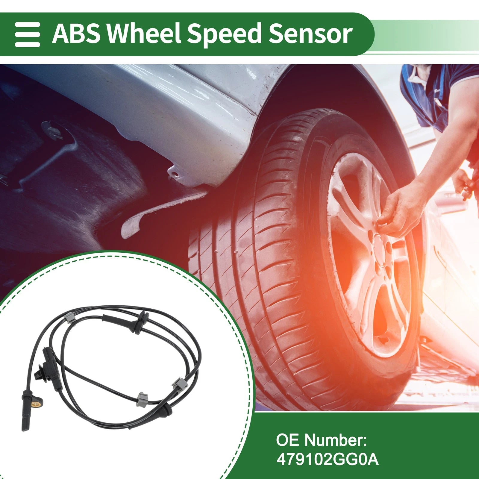 ABS Wheel Speed Sensor No. 479102GG0A for Nissan Venucia D60 (2017–2018)
