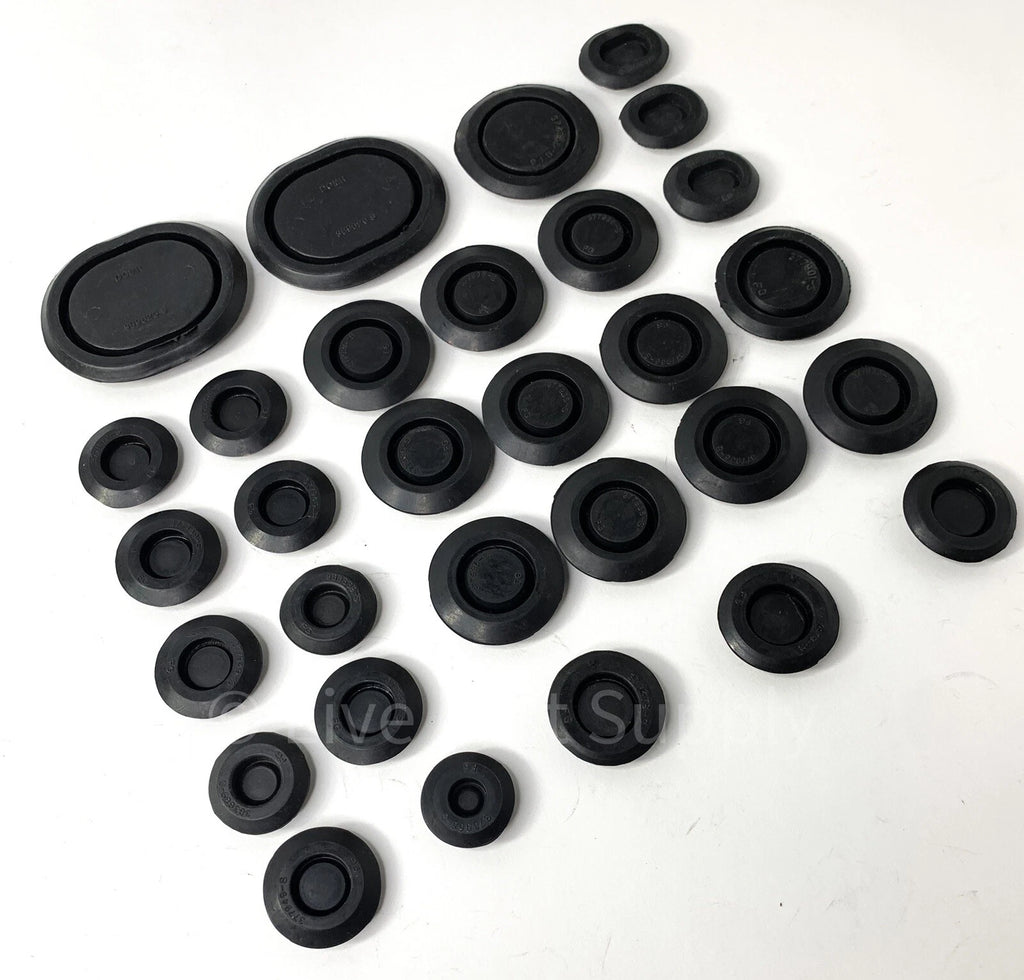 Rubber Body Plug Grommet Kit for Ford Mustang (1979–1993)