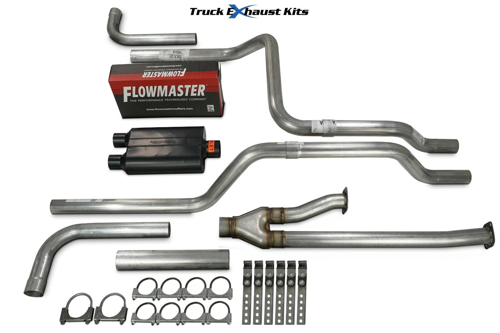 2.5" Dual Exhaust Kit for Toyota Tundra (2014–2021) 40 Series Side Exit